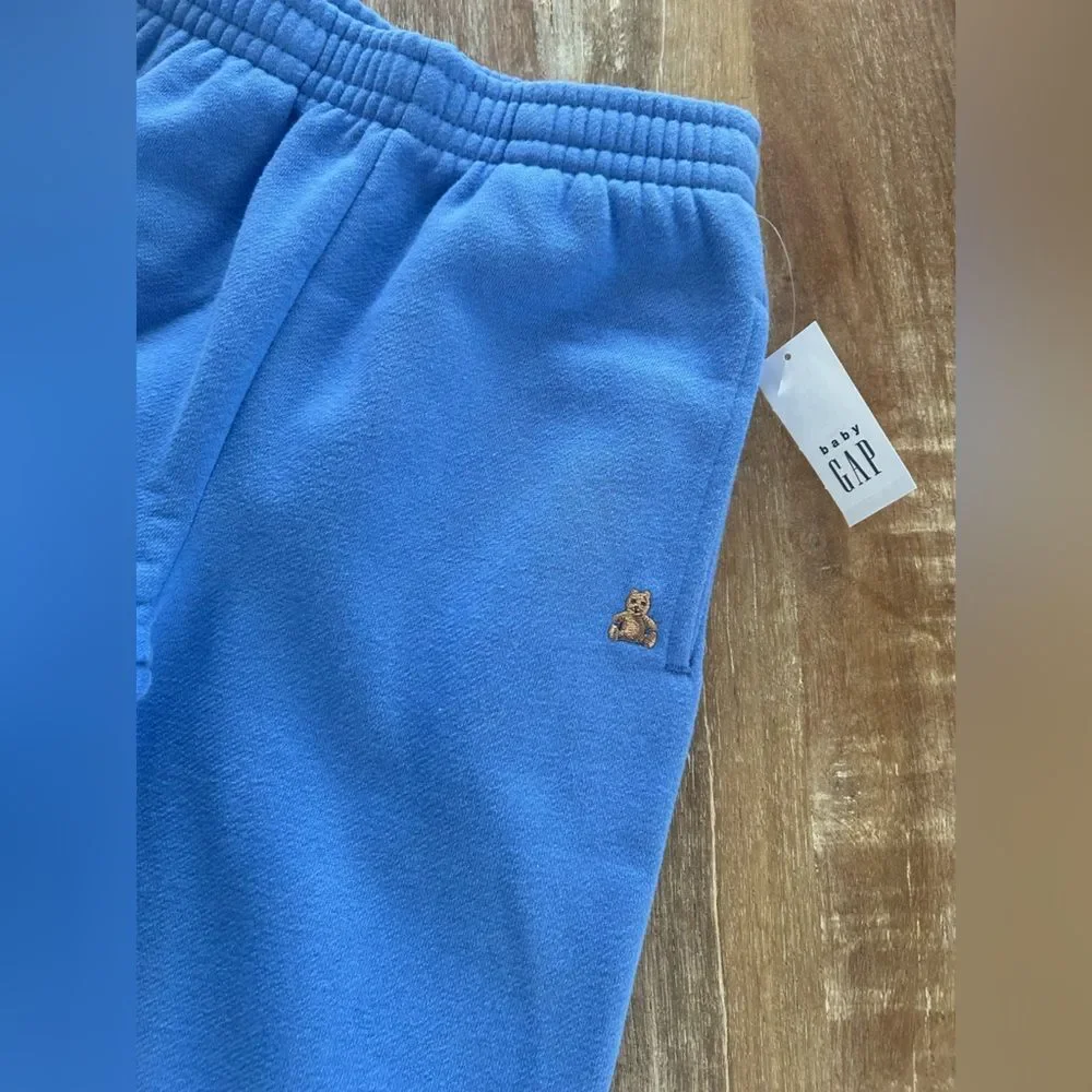 Baby GAP Vintage Soft Easy Joggers Cornflower Blue, Size 6 Years, NWT
